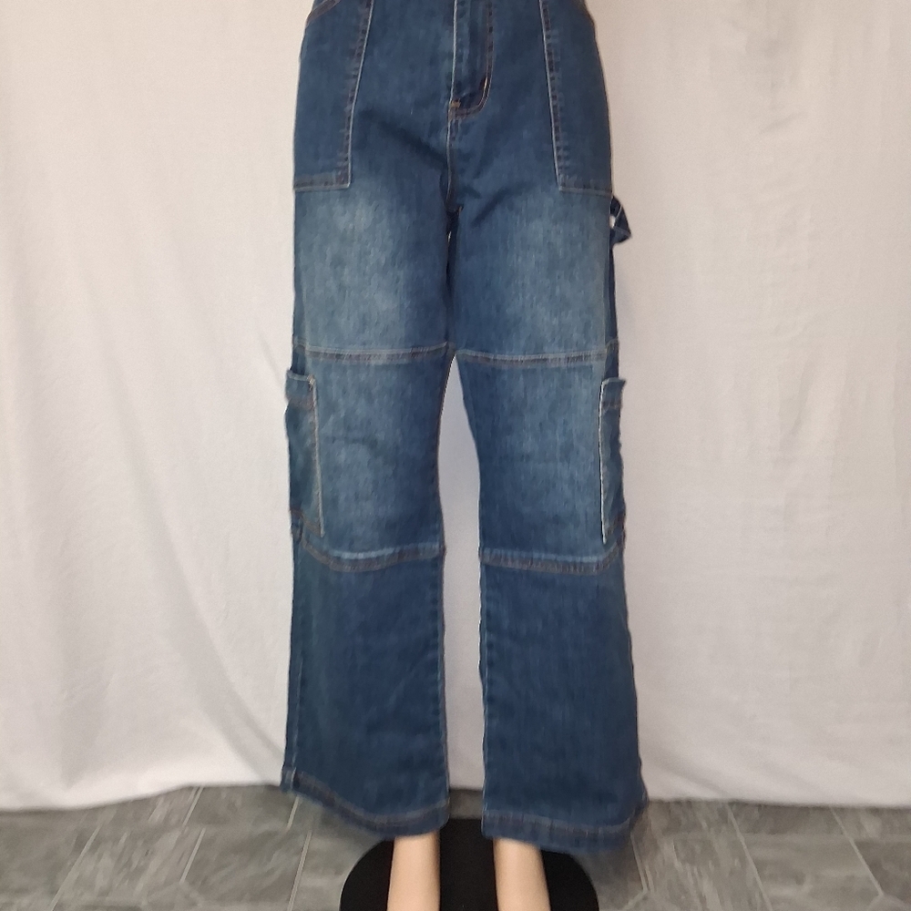 YMI Women's Straight Leg Jeans Blue - Picture 10 of 16